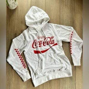 Coca-Cola White and Red Hoodie